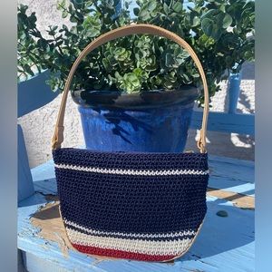 The Sak red, white and blue shoulder bag